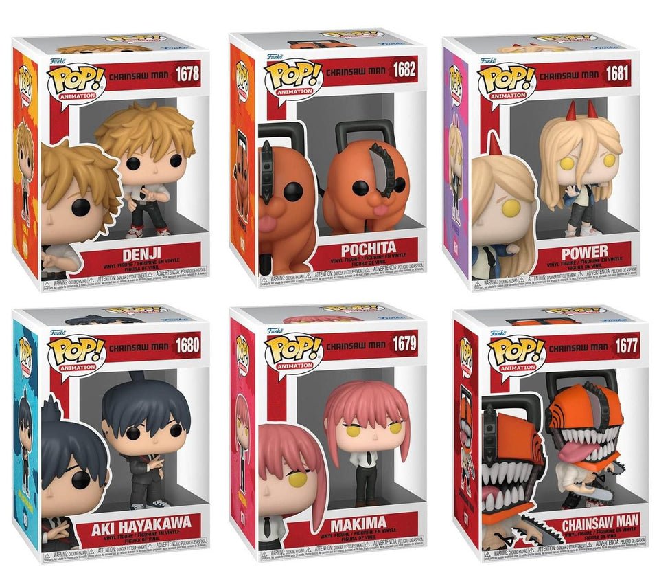 Funko POP! Chainsaw Man - Wave 1 Set - Pop Vinyl