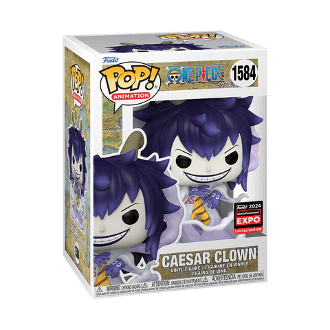 Funko POP! One Piece - Caesar Clown (C2E2 2024) #1584 Pop Vinyl Figure - Pop Vinyl