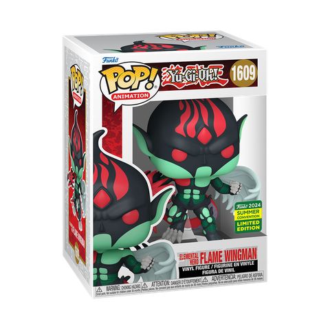 Funko POP! Yu - Gi - Oh - Elemental Hero Flame Wingman #1609 Pop Vinyl Figure - Pop Vinyl