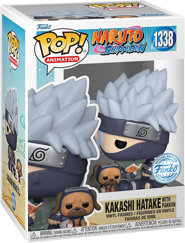 Funko POP! Naruto: Shippuden - Kakashi Hatake w/ Pakkun #1338 Pop Vinyl Figure - Pop Vinyl